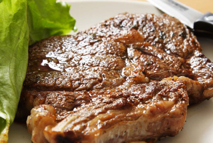 Roasted Bison Steak